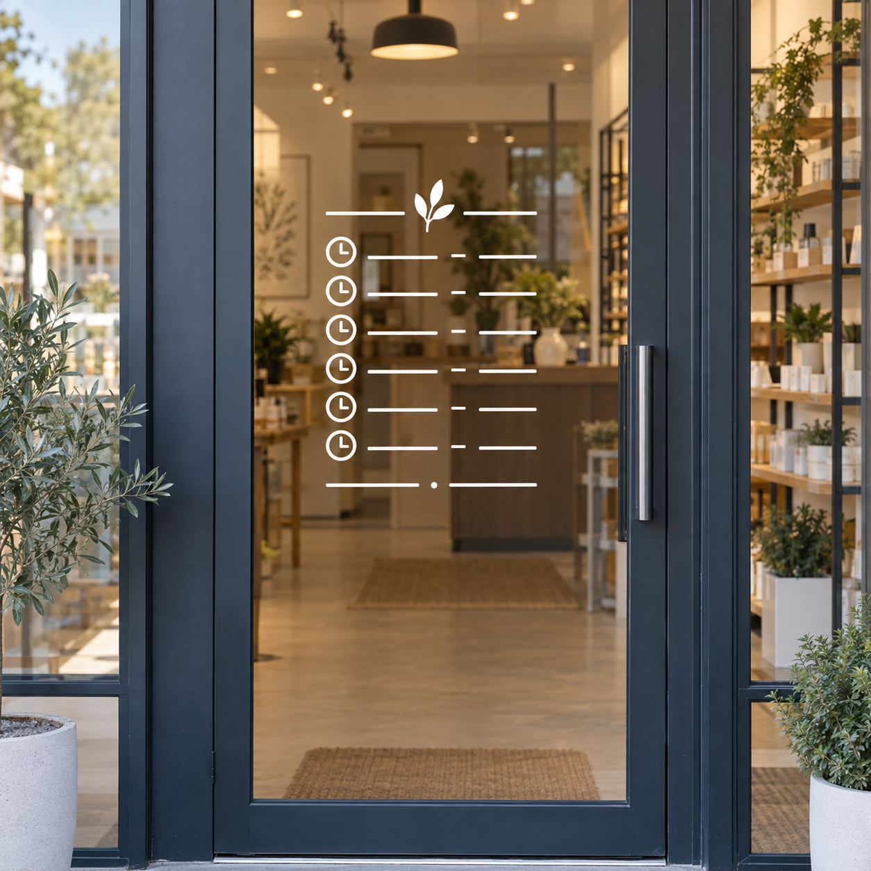 Business Hours Window Decal product image